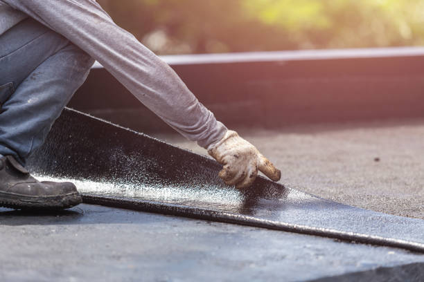 Professional Exterior Waterproofing technician working in Markle, IN